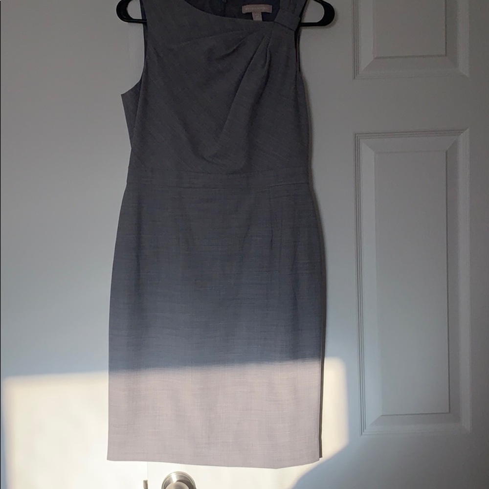 Fitted grey twill